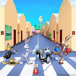 Daffy Duck Art Daffy Duck Art Acme Road
