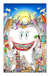 Charles Fazzino 3D Art Charles Fazzino 3D Art The Tooth Will Set You Free (DX)