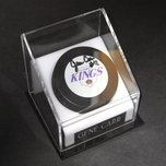Sports Memorabilia & Collectibles Sports Memorabilia & Collectibles Gene Carr Signed Puck W/ Case