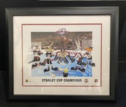 Tazmanian Devil Artwork Tazmanian Devil Artwork Stanley Cup Toons (Unsigned) - (Framed)