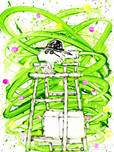 Tom Everhart Prints Tom Everhart Prints Working On My Brand 27 (Original) (Framed)