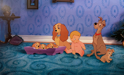 Lady and The Tramp Artwork Lady and The Tramp Artwork Lady and the Tramp (Lithograph)