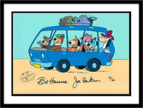 Hanna-Barbera Artwork Hanna-Barbera Artwork Yogi and Friends on a Bus