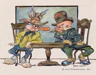 Bugs Bunny Animation Art Bugs Bunny Animation Art Stare Down