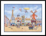 Elmer Fudd Artwork Elmer Fudd Artwork Paris En Avril  - Giclee on Canvas