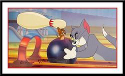 Tom and Jerry Artwork Tom and Jerry Artwork Bowling Alley Cat