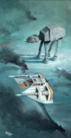 Star Wars Artwork Star Wars Artwork Snow Speeder Fly Over (SN)