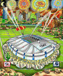 Charles Fazzino 3D Art Charles Fazzino 3D Art NFL: Super Bowl XLIX: Phoenix (DX)