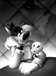Bugs Bunny Animation Art Bugs Bunny Animation Art Portrait Series - Sylvester & Tweety