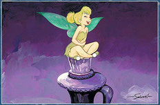 Peter Pan Artwork Peter Pan Artwork Tickled Tink