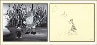 Donald Duck Animation Art Donald Duck Animation Art Woo! Woo!