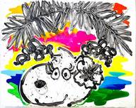 Tom Everhart Prints Tom Everhart Prints The Palm 9:12pm (Original) (Framed)