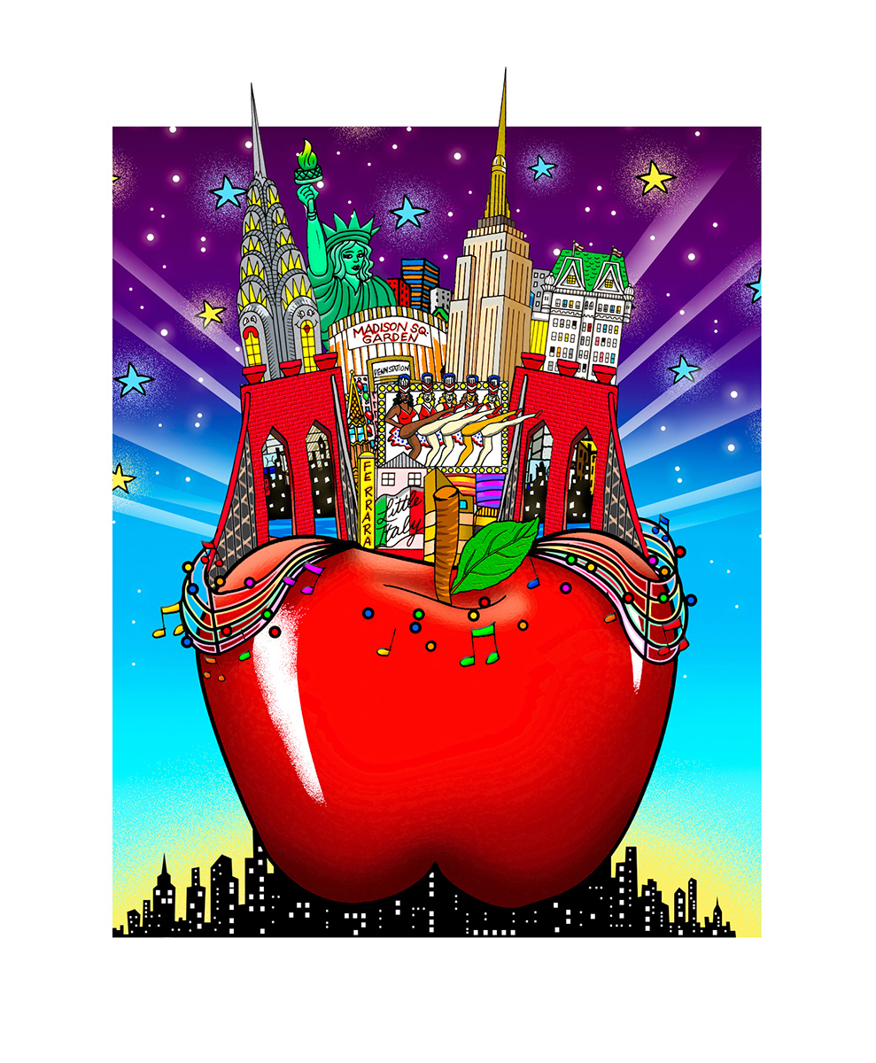 Charles Fazzino Sounds of the Little Apple (DX)