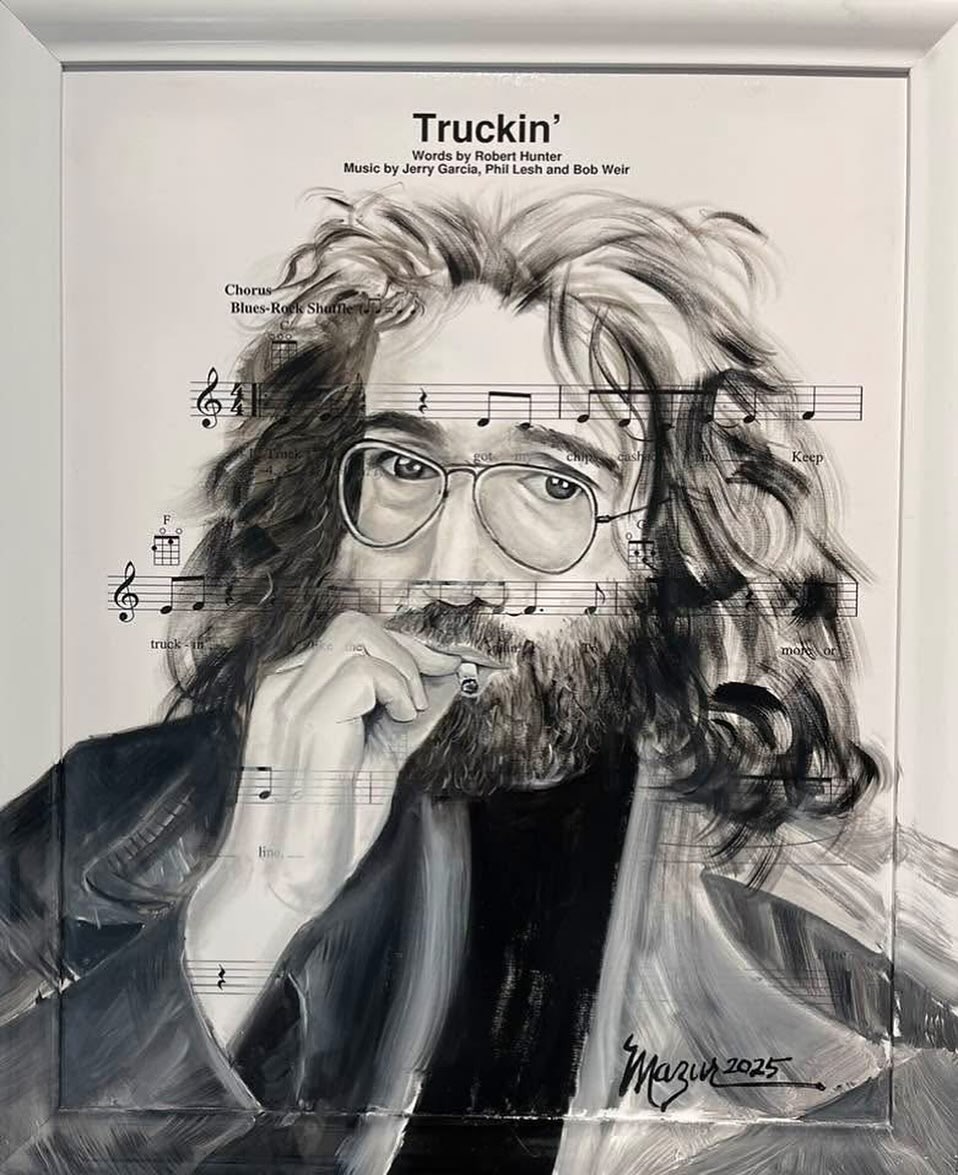 Ruby Mazur Truckin' (Jerry Garcia) (Lyrics)