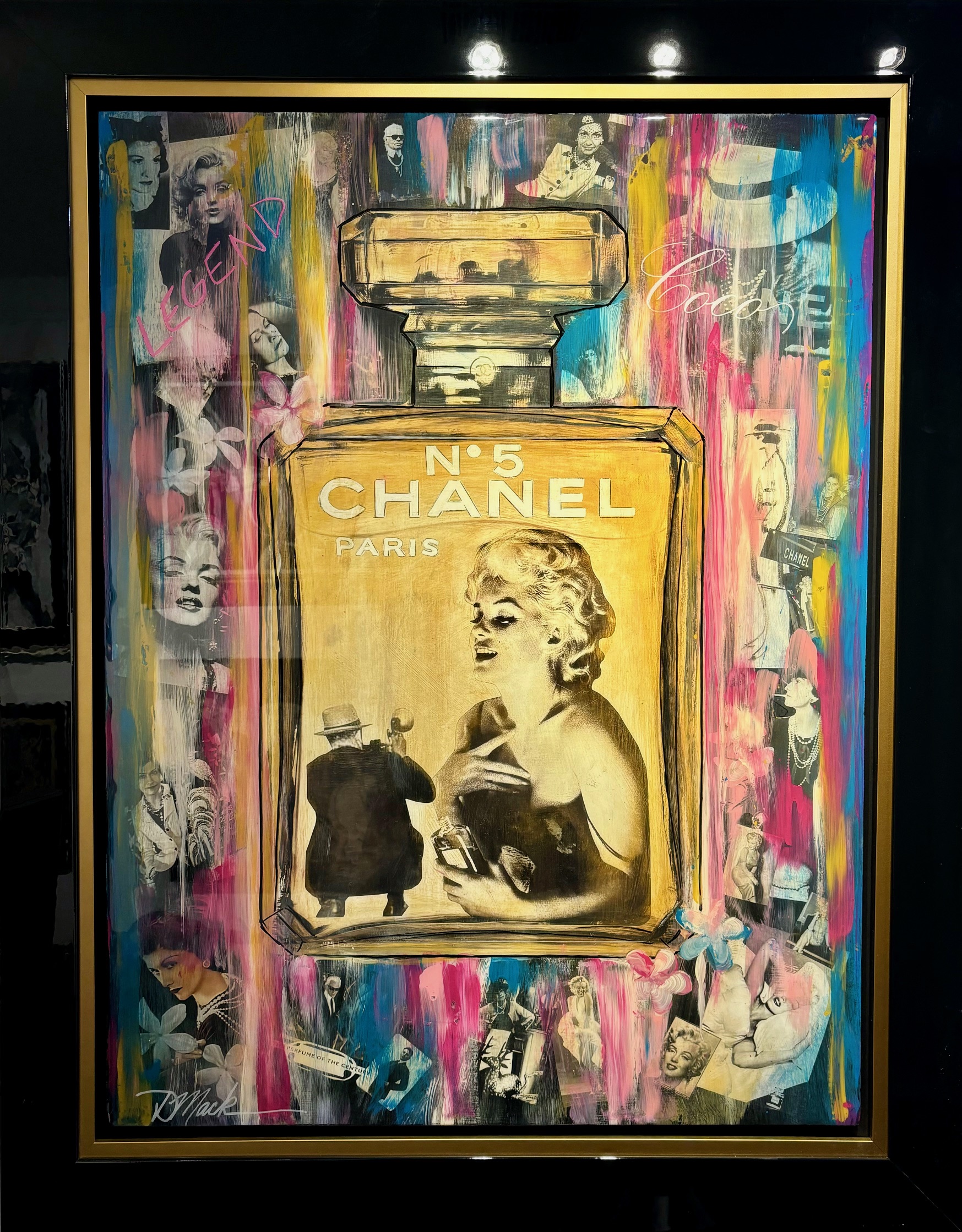 Deb Mack Five Drops of Chanel No. 5 (Original) (Framed)