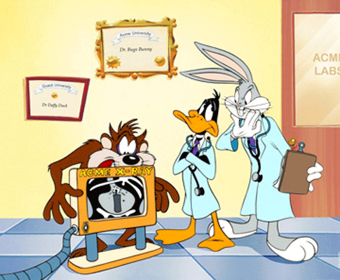 Warner Brothers Acme X-Ray -  Bugs, Daffy & Taz