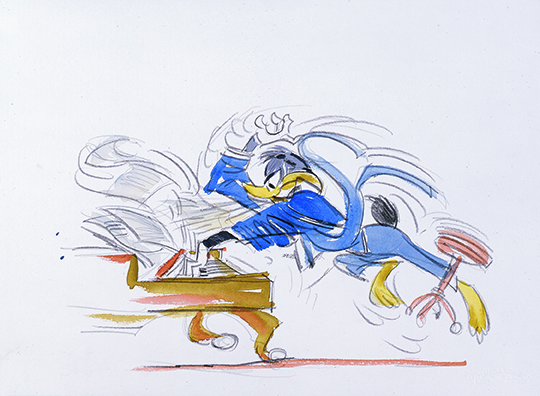 Chuck Jones Daffy Piano