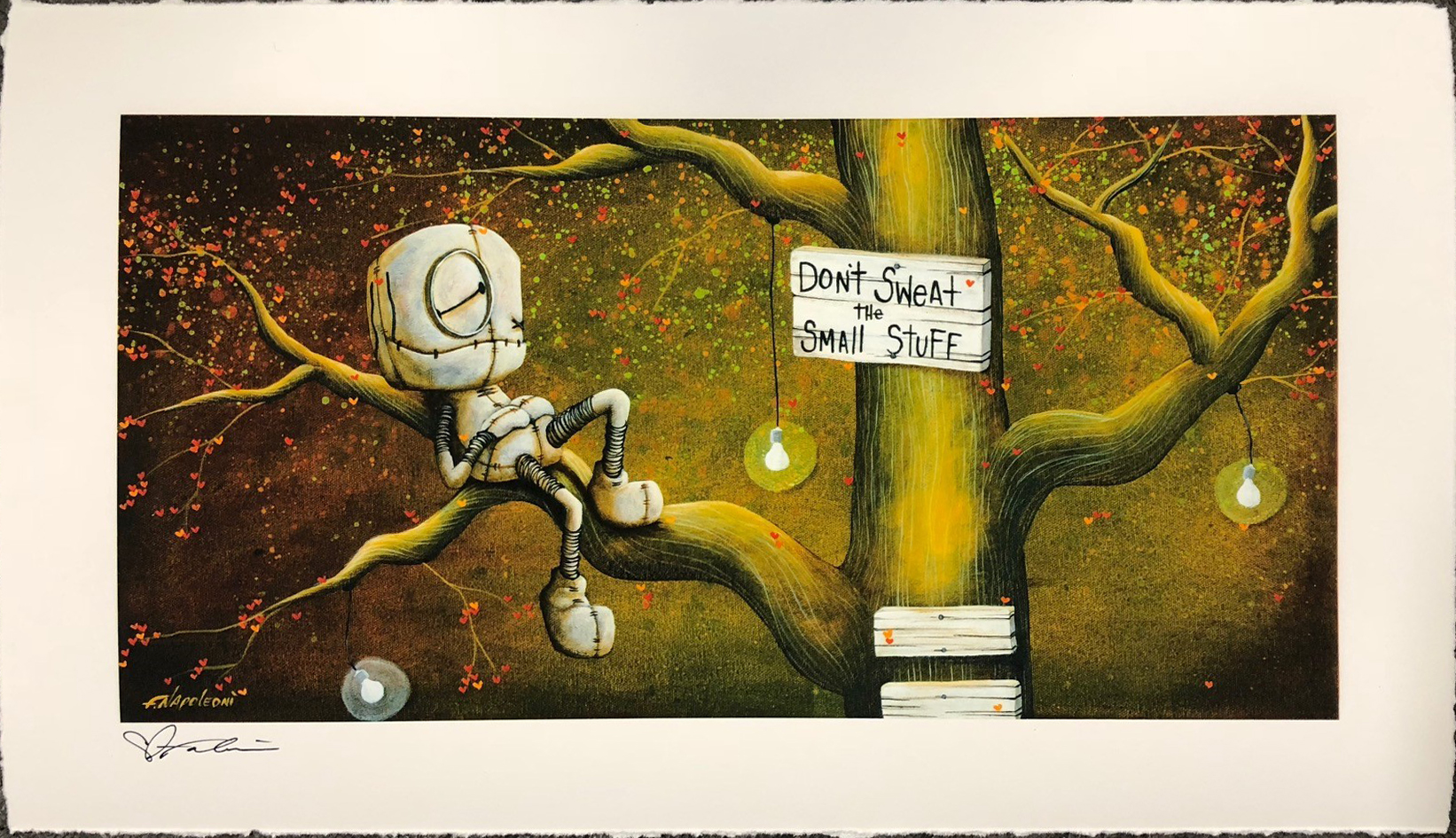 Fabio Napoleoni Don't Sweat the Small Stuff (OE) (Mini Print)