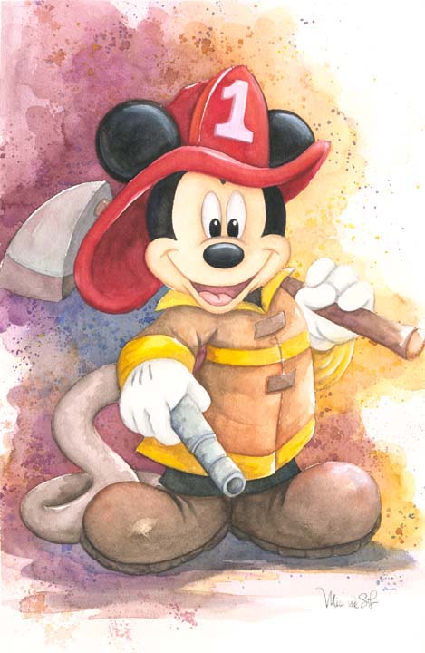 Michelle St. Laurent  Fireman Mickey