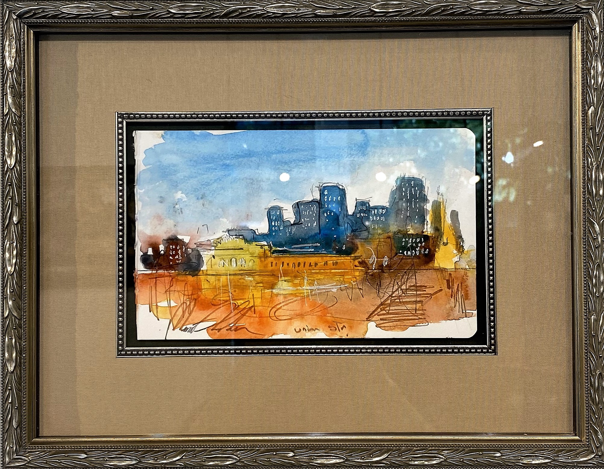 Michael Flohr Denver Life (Original) (Framed)