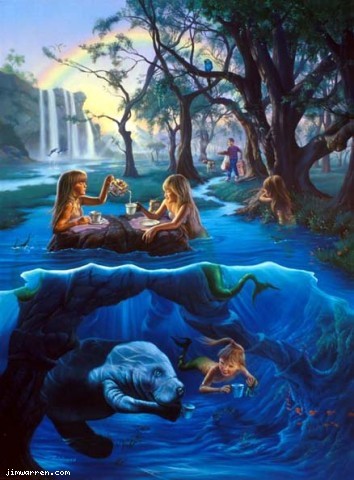 Jim Warren Mermaids Tea Party