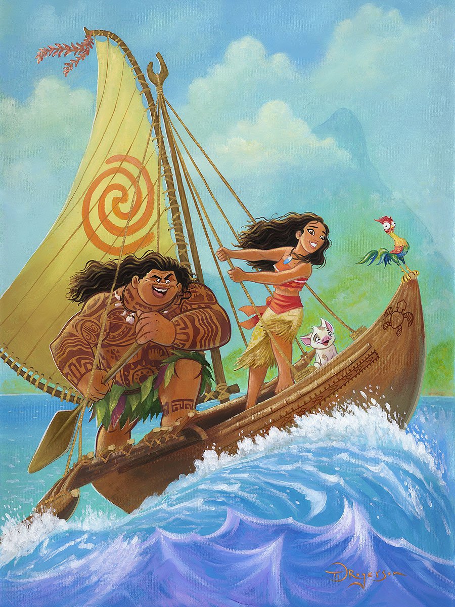 Tim Rogerson Moana Knows the Way