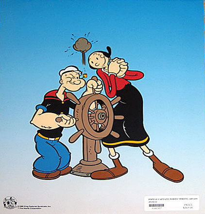 Warner Brothers Popeye at the Helm