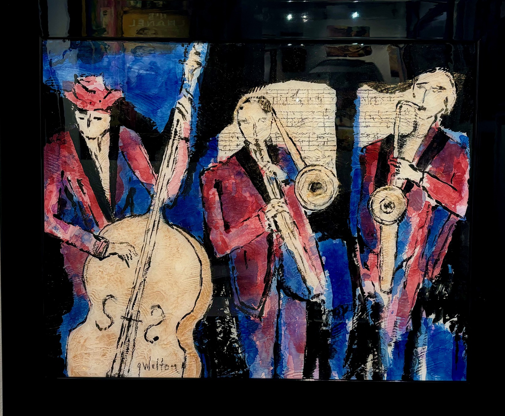 Gary Welton 4 a.m. (Original) (Framed)