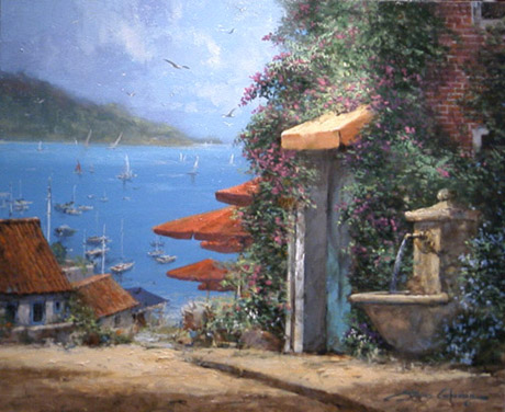 James Coleman Red Umbrellas (SN)