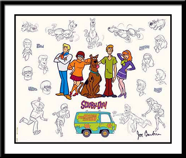 Hanna-Barbera Mystery Gang Model Sheet