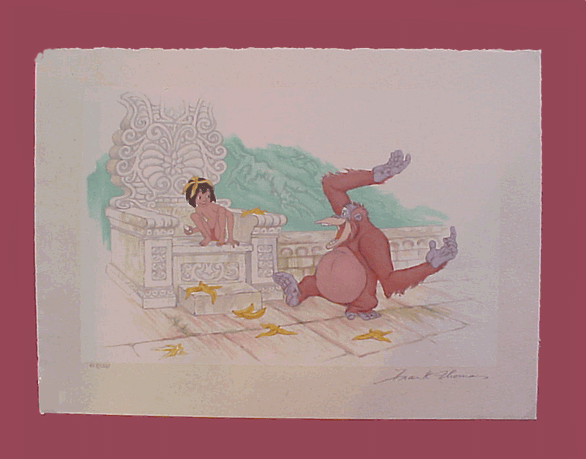 Walt Disney King Louie and Mowgli